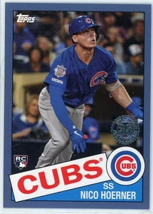 2020 Topps '85 Topps Blue # 8595 Nico Hoerner Chicago Cubs - Picture 1 of 2