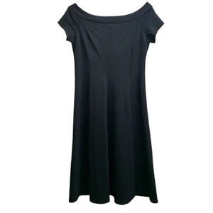 New Ann Taylor Petite Black Off-Shoulder Dress size 6P - Picture 1 of 4
