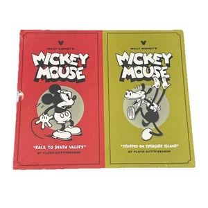 Walt Disney's Mickey Mouse Vol 1 &2 Box Set by Floyd Gottfredson, Fantagraphics - Picture 1 of 4