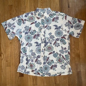 Kahala Hawaiian Shirt Mens XL Floral Button Short Sleeve Aloha 100% Cotton - Picture 1 of 6