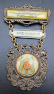 1900 United Brotherhood of Carpenters and Joiners of America Mitgliedsabzeichen - Bild 1 von 11