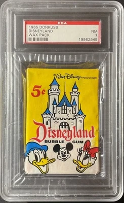 1965 Donruss DISNEYLAND Wax Pack NearMint PSA 7 RARE!! - Image 1 of 3