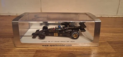 SPARK MODEL / F1 1974  LOTUS 76 - RONNIE PETERSON  - 1:43 SCALE MODEL CAR S1778 - Image 1 of 4