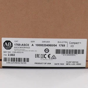 AB 1769-ASCII 1PC New SER A CompactLogix ASCII Interface Module PLC - Picture 1 of 2
