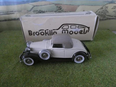 Brooklin escala 1/43 BRK6 - 1932 Packard Light 8 cupé crema/bronceado Foto 1 de 4