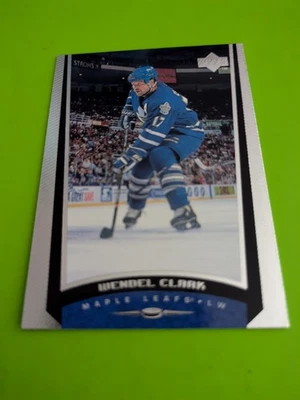 1998-99 Upper Deck #188 Wendel Clark Toronto Maple Leafs NHL - Image 1 of 2