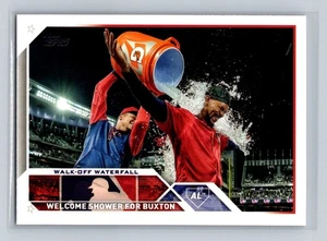 2023 Topps #326 Walk-off Waterfall Minnesota Twins - Bild 1 von 2