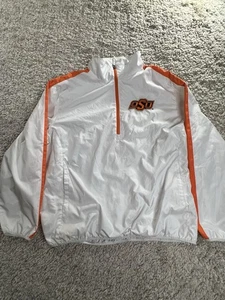Oklahoma State University Cowboys GLLL 1/4 Zip Windbreaker Größe Xxl - Bild 1 von 8