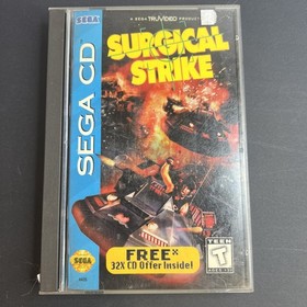 Surgical Strike Sega CD Complete in Box CIB 