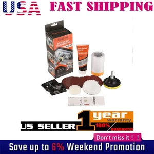 Pro Car Headlight Lens Restoration Repair Polishing Cleaner Cleaning Tool Kit Rw - Picture 1 of 10