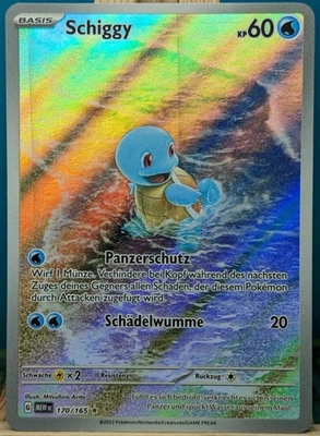 Pokemon Schiggy 170/165 MEW 151 Illustration Rare Deutsch NM - Bild 1 von 2