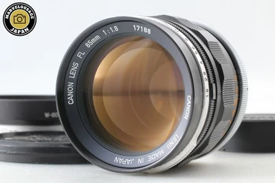 [Exc+5 w/ Hood ] Canon FL 85mm f1.8 MF Portrait Lens FD FL Mount From JAPAN - Image 1 of 4