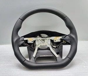 JEEP GRAND CHEROKEE WJ STEERING WHEEL FLAT NEW LEATHER SPORT CUSTOM 1999-2004 - Picture 1 of 6