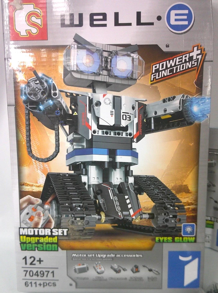 Sembo Block Model 704971 Well-e Robot Power Functions 611+ Pieces New - Image 1 of 4
