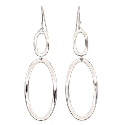 Ippolita Sterling Silver Double Oval French Wire Earrings - Image 1 of 4