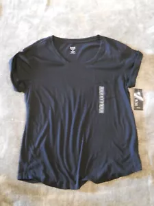 NUEVO ~ a.n.a.~ Top negro para mujer ~ talla PM ~ manga corta enrollable/cuello redondo precio de venta sugerido por el fabricante 14. - Imagen 1 de 4