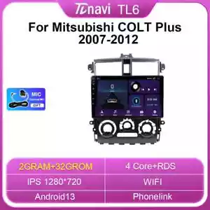 Reproductor de video radio coche Carplay pantalla GPS para Mitsubishi Colt Plus 2007-2012 - Imagen 1 de 40