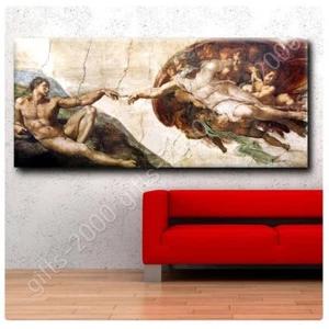 The Creation Of Adam by Michelangelo | Ready to Hang Canvas | Wall art picture - Picture 1 of 6