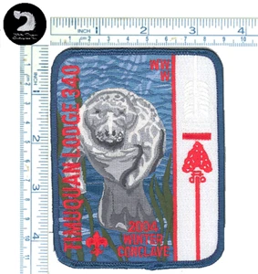 Boy Scouts Of America Timuquan Lodge 340 WCFC 2004 Winter Conclave Patch - Picture 1 of 1