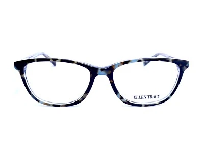 Nuevo Ellen Tracy Anteojos de Gato Pamplona Teal Tortuga Laminado 50 15 130 Foto 1 de 4