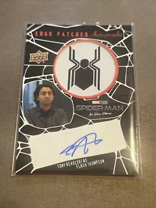 2023 Marvel Flash Thompson Spider-Man No Way Home Logo Tony Revolori Patch Auto - Picture 1 of 2