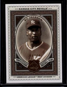 2009 SP Legendary Cuts #132 Bo Jackson Kansas City Royals Baseball Card 206/550 - Picture 1 of 2
