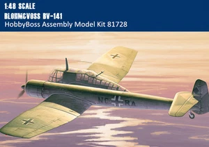 HobbyBoss 81728 escala 1/48 alemán Blohm & Voss BV-141 ensamblaje Kits de modelos de aviones - Imagen 1 de 9