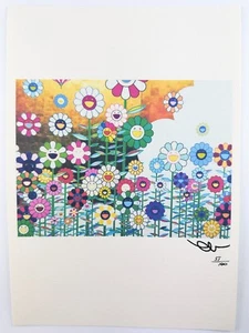Takashi Murakami Original Vintage Art Print Lithograph Signed Limited COA - Picture 1 of 3