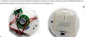 1 carillon a batterie con diverse musiche di natale bellissime melodie - Picture 1 of 1