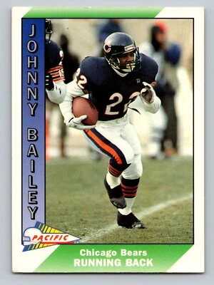 Johnny Bailey Chicago Bears 1991 Pacific #40 Card - Image 1 of 2