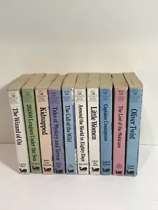 Moby Books Illustrated Classic Editions lot of 10 Vintage 1979 Pls Read - Foto 1 di 8