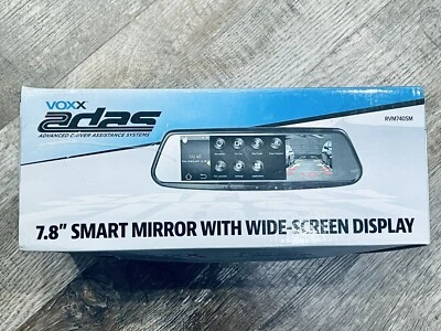 Audiovox RVM740SM Smart Mirror 7.8" w/ Bluetooth 1080 x 720 HD Dash Cam DVR - Image 1 of 4