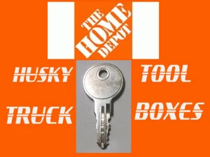 HD01 HD1 Key Replacement Home Depot Husky Truck Tool Box ONE KEY GET LOST KEYS! - Picture 1 of 1
