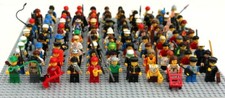 Lego® Figuren 10 Stück jeweils mit Zubehör und Kopfbedeckung