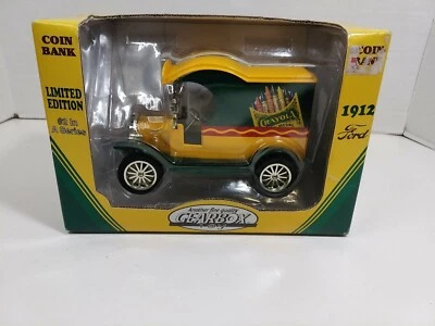 1998 Gearbox Toy Crayola 1912 Ford Delivery Car Coin Bank Series #2 in A series  - Image 1 of 4