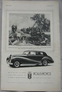 1952 Rolls-Royce Original advert No.4 - Picture 1 of 1
