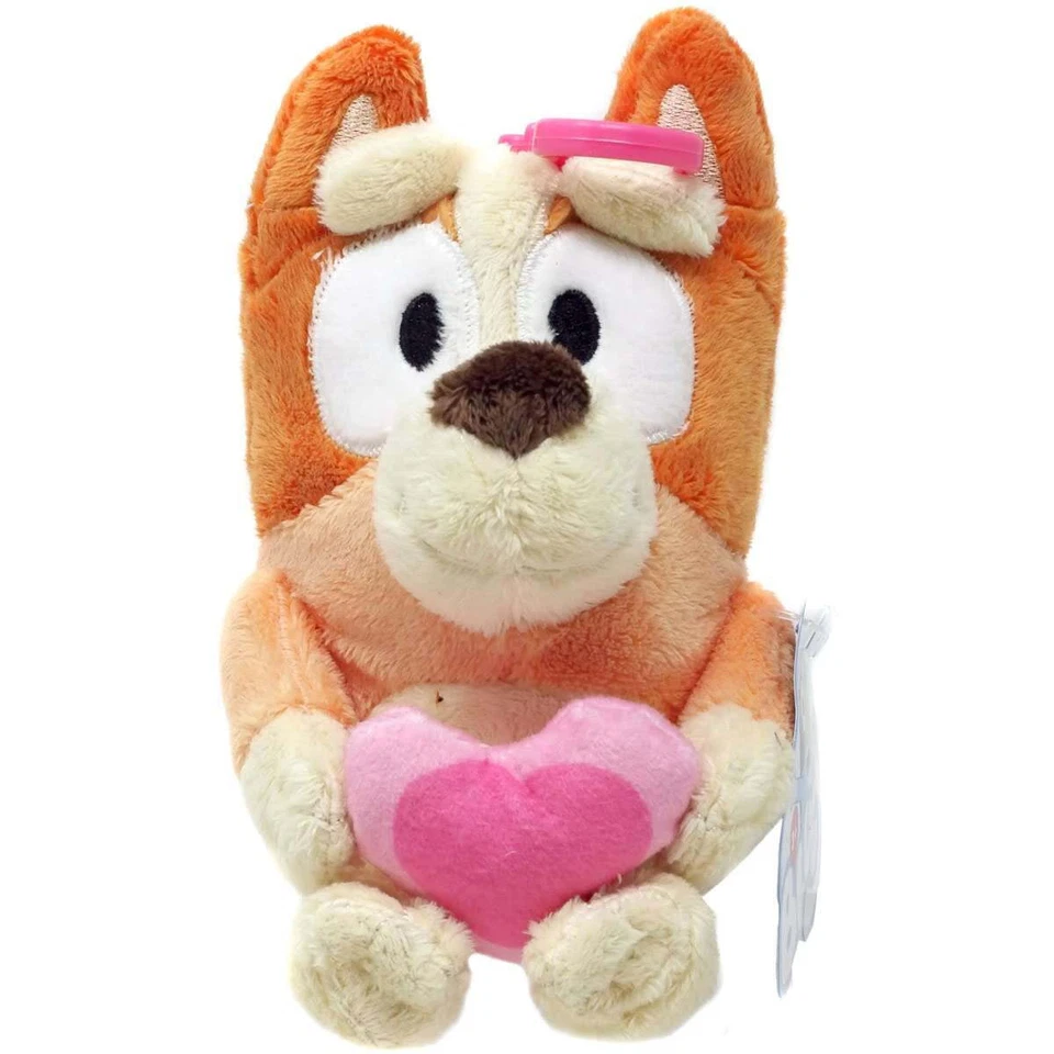 Bluey 2025 Valentine's Day Bingo Plush Hanger (Holding Heart) - Image 1 of 1