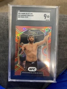 MAGOMED ANKALAEV 2021 Panini Select UFC #36 Red Prizm RC #/99 SGC 9 - Picture 1 of 1