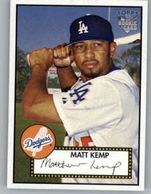 2006 Topps '52 #108 Matt Kemp (RC) (ref 153850) - Image 1 of 2