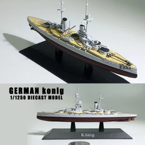 TEDESCO konig 1/1250 modello pressofuso nave deagostini - Foto 1 di 4