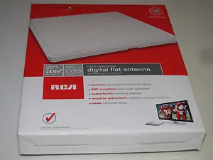 RCA Multi-Directional Digital Flat Antenna (White) - Picture 1 of 6
