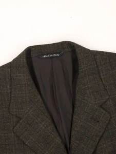 Chaqueta Blazer Abrigo Deportivo Para Hombre 41 R Canali Cachemira y Lana Ventana Cuadros - Imagen 1 de 14