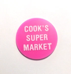 50 Cent - Pink Token - Food Stamp Credit - Cook's Super Market - Picture 1 of 2