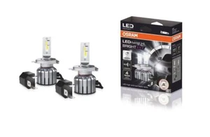 H4/H19 LEDriving HL BRIGHT 12V 15/15W 6000K 2 pcs. OSRAM 64193DWBRT Front Bulbs - Picture 1 of 3