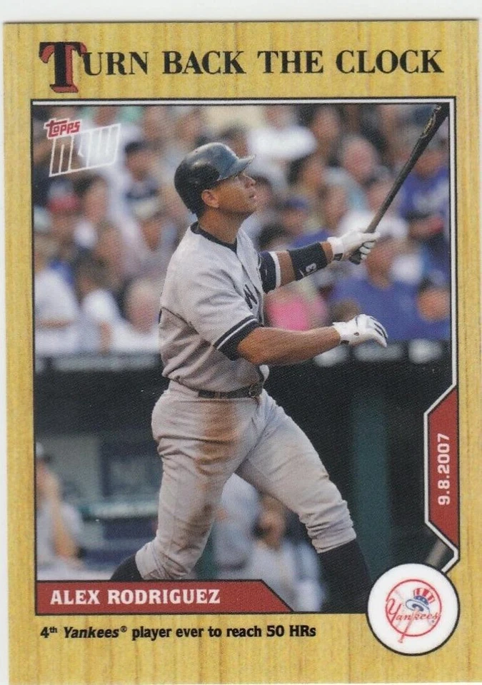 2020 Topps Now Turn Back the Clock - Alex Rodriguez #162