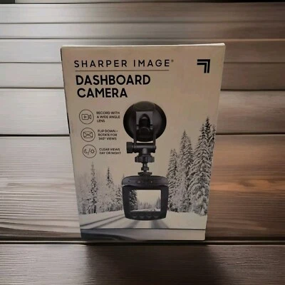 Sharper Image Dash Cam Camera for Dashboard 360 Degrees View - Black - Image 1 of 3