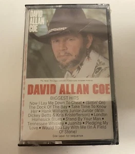 david allan coe biggest hits sealed cassette tape - Imagen 1 de 3