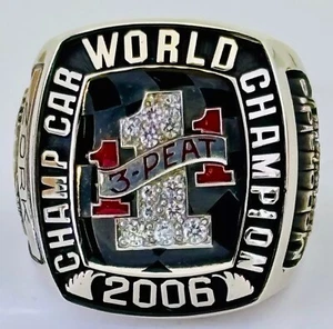 🏎️💨ENORME CARRO 2006 Campeón Serie Mundial INDY CAR Racing Championship Ring!!️ - Imagen 1 de 15