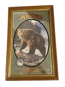 1993 Hamm's Bier Braunbär American Bear Collection Spiegel Schild Bar Dekor - Bild 1 von 19