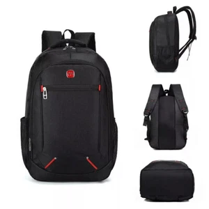 Men Women Laptop Backpack Waterproof Large Travel Rucksack School Shoulder Bag - Picture 1 of 9